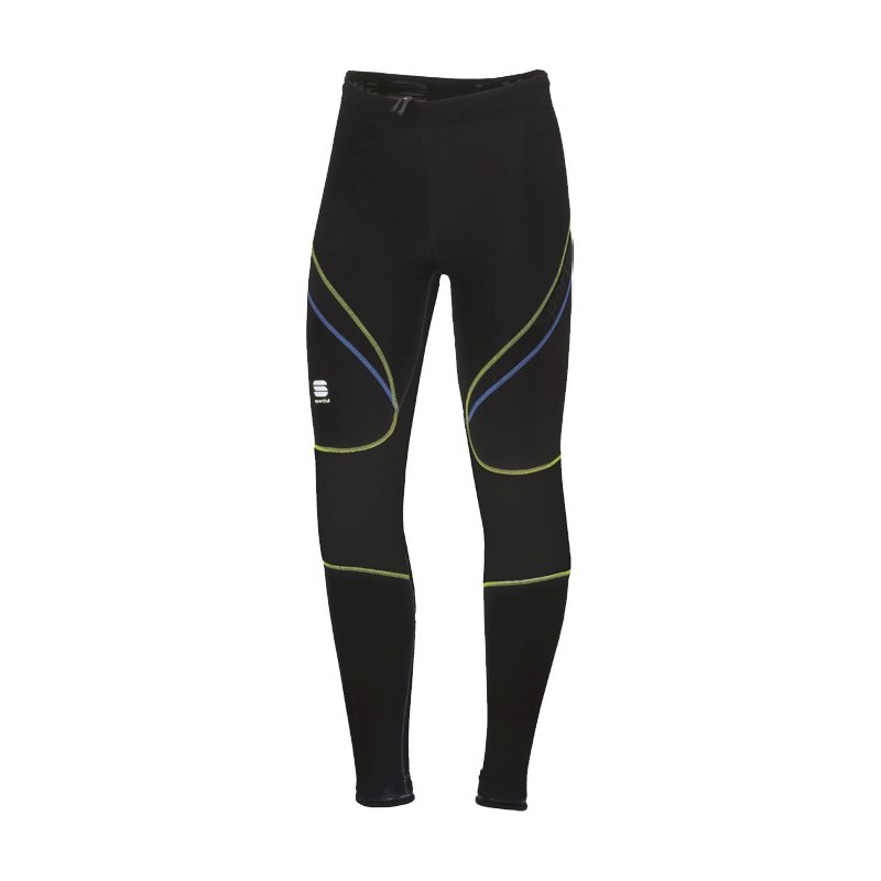 Vinter tights Sportful Cardio Evo Tech Tight svart-grønn Vinter tights Sportful Cardio Evo Tech Tight svart-grønn